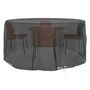 Voir la diapositive 2 : VIDAXL Housses pour meubles de jardin 2 pcs 10 œillets Ø230x90 cm rond