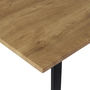 Voir la diapositive 6 : The Home Deco Factory Ensemble table à manger et 4 chaises tissu Jack