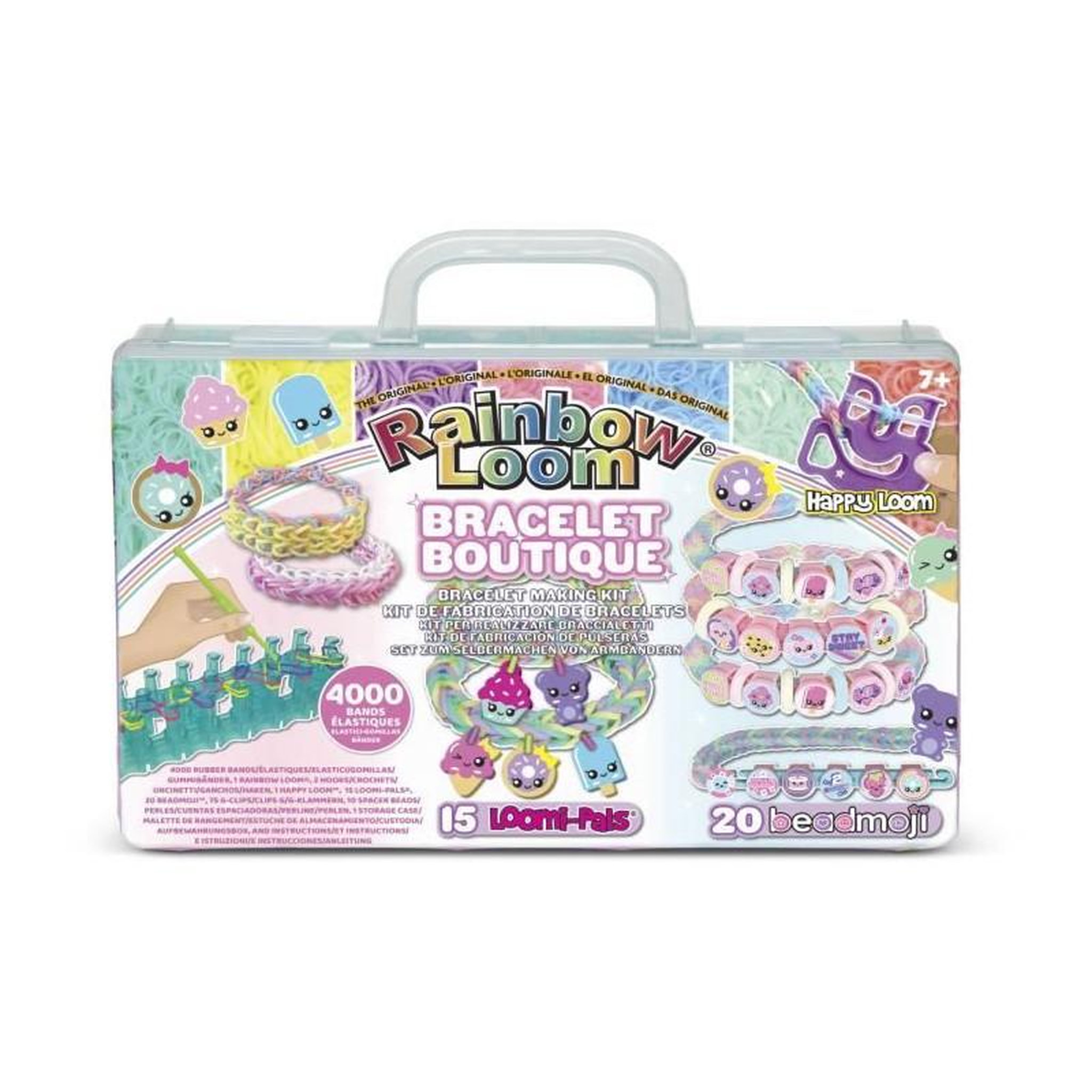 Voir la diapositive 4 : Rainbow Loom Kit de fabrication de bracelets Rainbow Loom BANDAI multicolore
