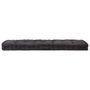 Voir la diapositive 4 : VIDAXL Coussins de plancher de palette lot de 2 Coton Noir