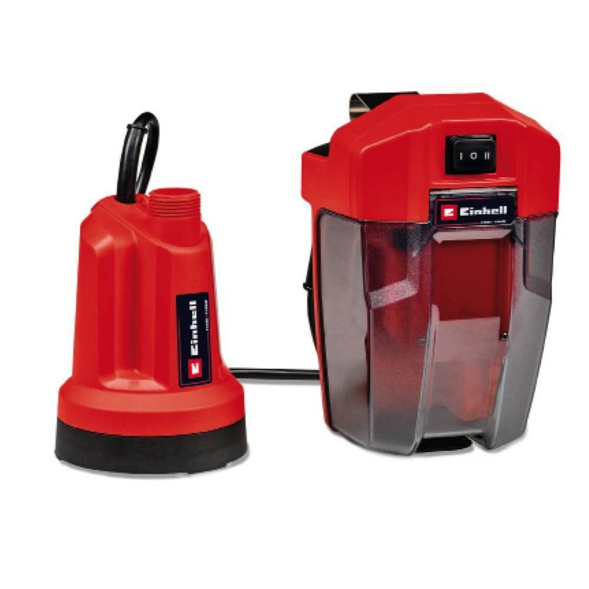 Einhell Pompe d'évacuation eaux claires sans fil GE-SP 18 LL Li - Solo - sans batterie ni chargeur