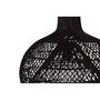 Voir la diapositive 2 : Paris Prix Lampe Suspension en Rotin  Laroche  45cm Noir