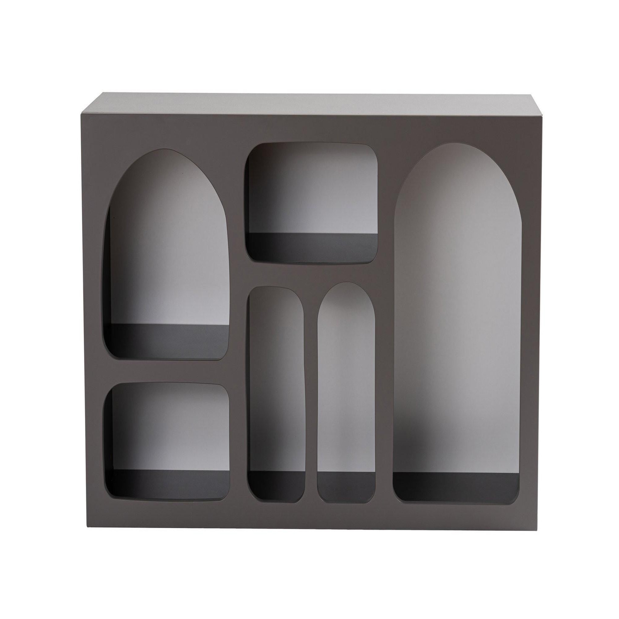 Habitat et Jardin Buffet en bois  liva 120  - 120 x 37 x 74 cm - gris anthracite