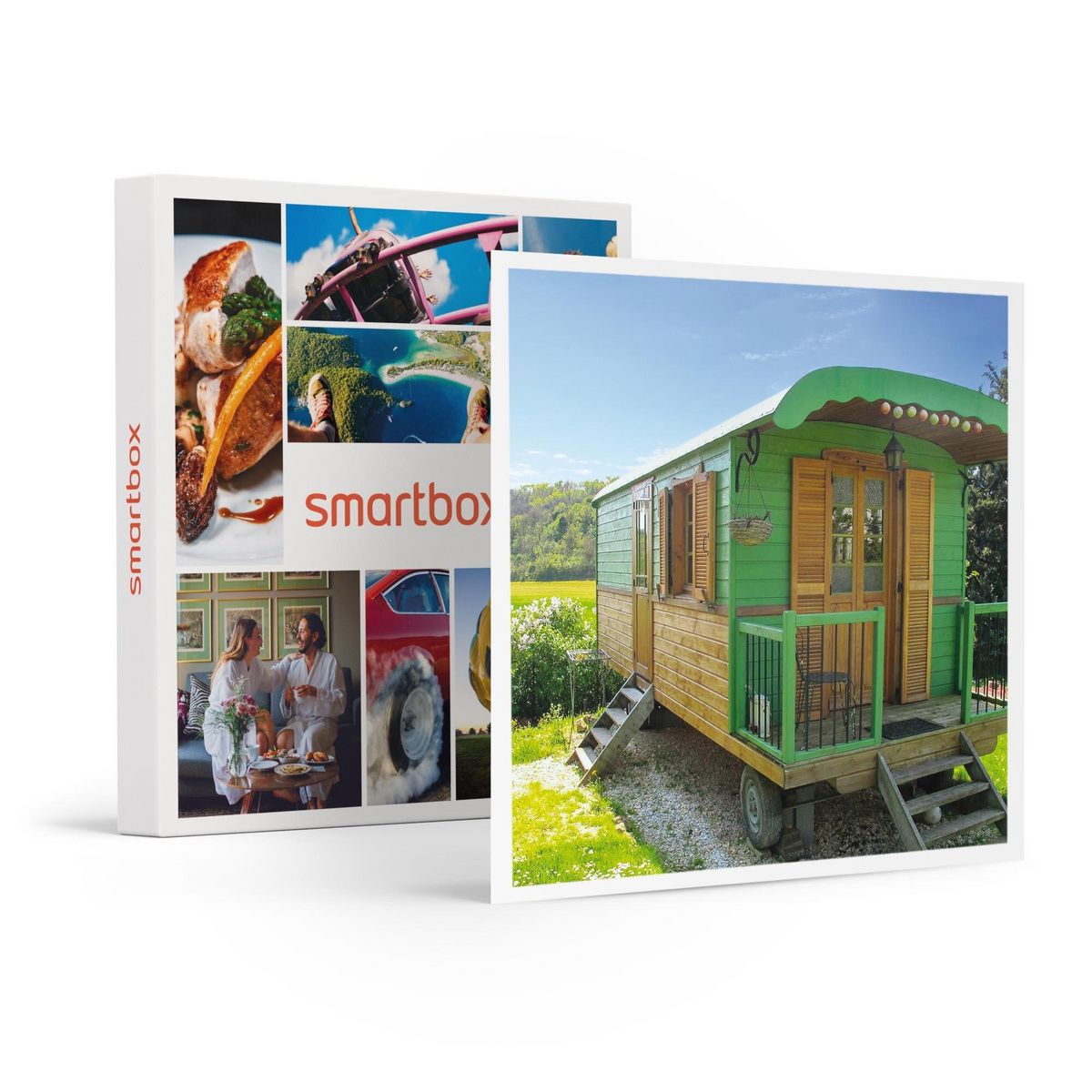 Smartbox 3 jours en roulotte en famille près de Valence - Coffret Cadeau Séjour