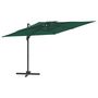 Voir la diapositive 2 : VIDAXL Parasol cantilever a double toit Vert 300x300 cm