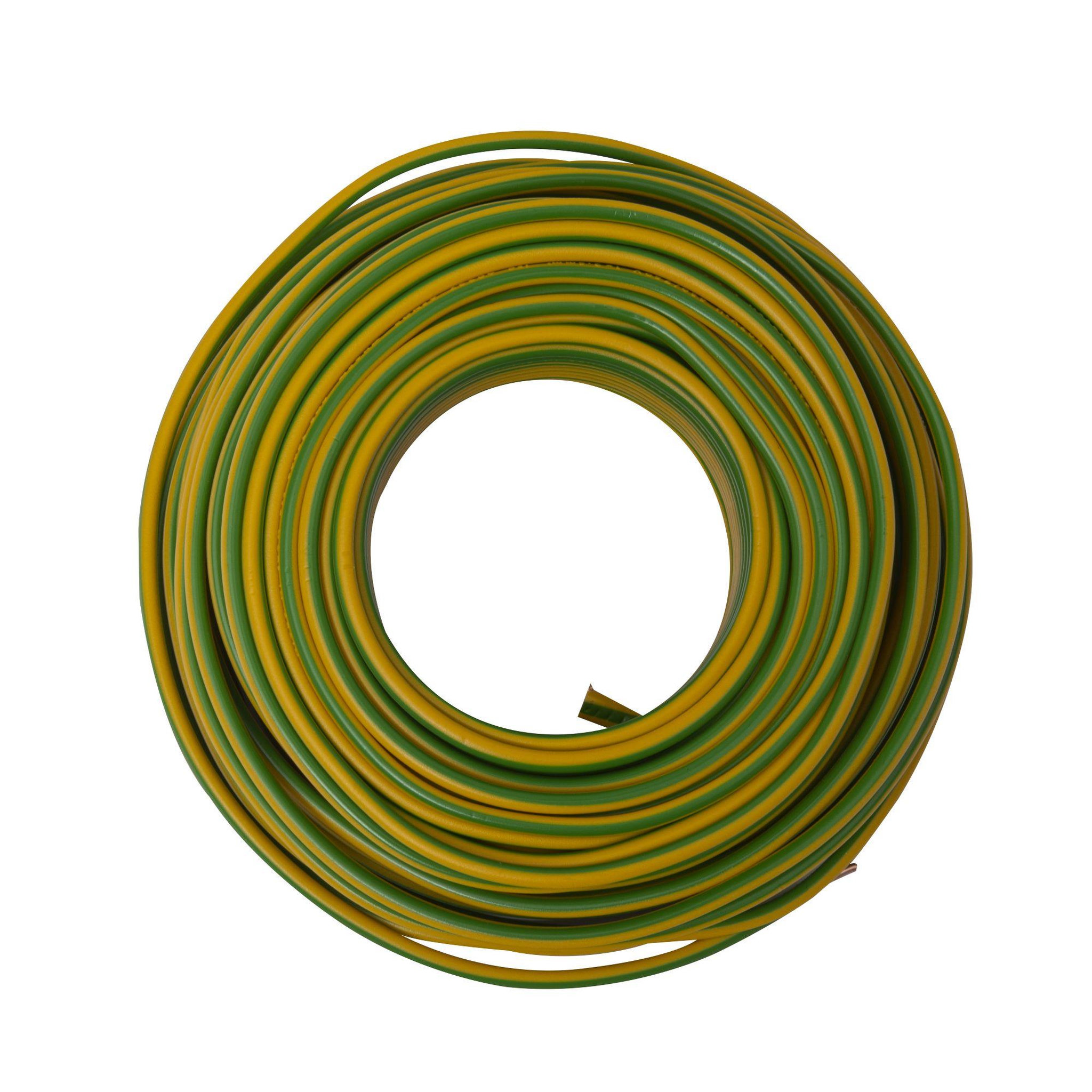 Voir la diapositive 3 : ZENITECH Câble électrique HO7V-U 2,5mm2 Vert/Jaune - 25m