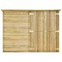 Voir la diapositive 3 : VIDAXL Abri a velo de jardin 232x110x170 cm Bois de pin impregne