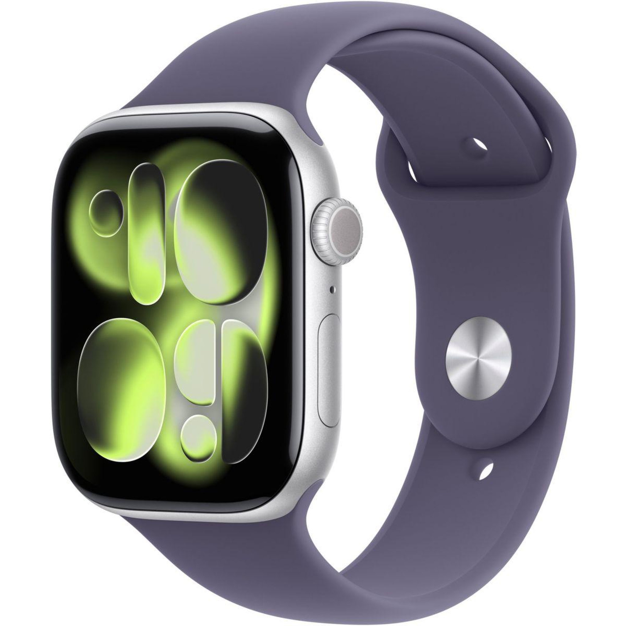 APPLE Montre connectée 46mm Alu Argent / Violet Serie 11 M/L