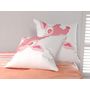 Voir la diapositive 4 : Les Ateliers du Linge Parure De Housse De Couette 100%coton 2pcs 140x200cm Louma Blush