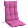 Voir la diapositive 5 : VIDAXL Coussins de chaise a dossier haut lot de 4 rose tissu oxford