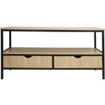Habitat et Jardin Meuble TV avec tiroir style industriel  Detroit  - 113 x 40 x 55 cm - Beige