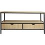 Voir la diapositive 1 : Habitat et Jardin Meuble TV avec tiroir style industriel  Detroit  - 113 x 40 x 55 cm - Beige