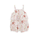 Petit Béguin Barboteuse bébé en gaze de coton Arizona. Coloris disponibles : Beige