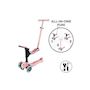Voir la diapositive 2 : GLOBBER Trottinette Globber GO-UP SPORTY LIGHTS Rose Pastel