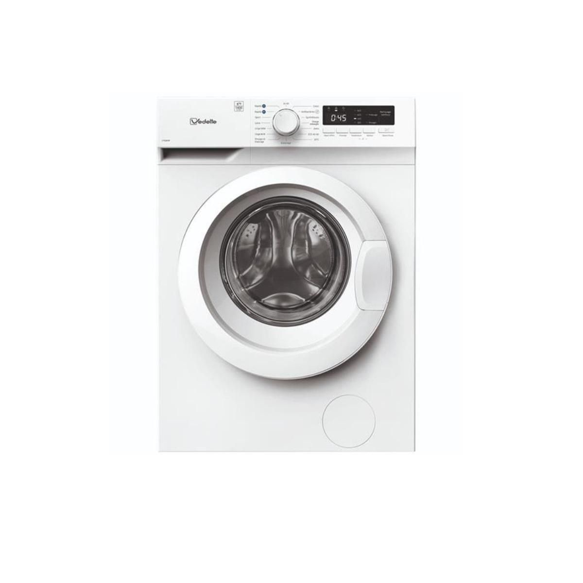 Vedette Lave-linge hublot 8kg 1400 tours/min - LFVQ383W