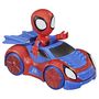 Voir la diapositive 1 : HASBRO Véhicule et figurine Spidey 10 cm