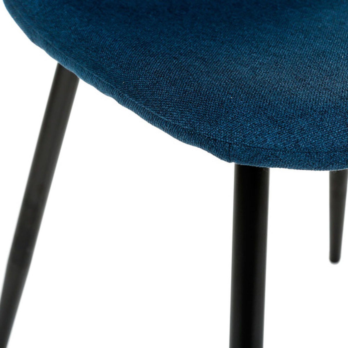 TOILINUX Lot de 4 chaises avec pieds en métal NOKAS