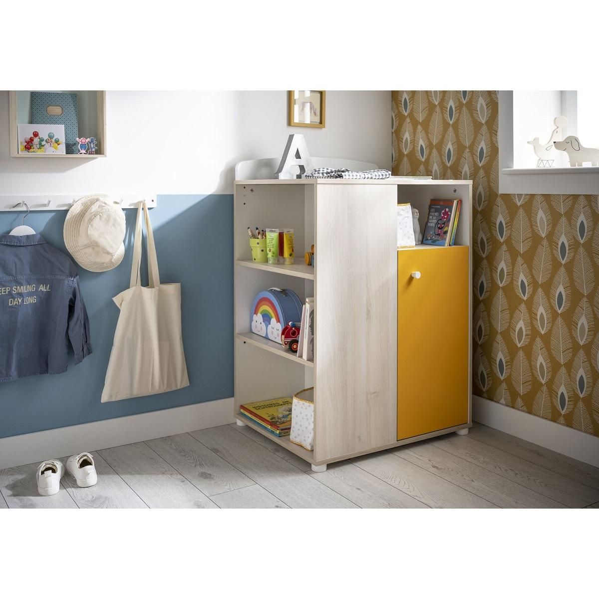 BABY PRICE Lit Combiné 120x60 évolutif en 90x190 cm YUZU 