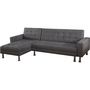 Voir la diapositive 1 : Habitat et Jardin Canapé d'angle convertible et réversible  Theo - 4 places - Gris