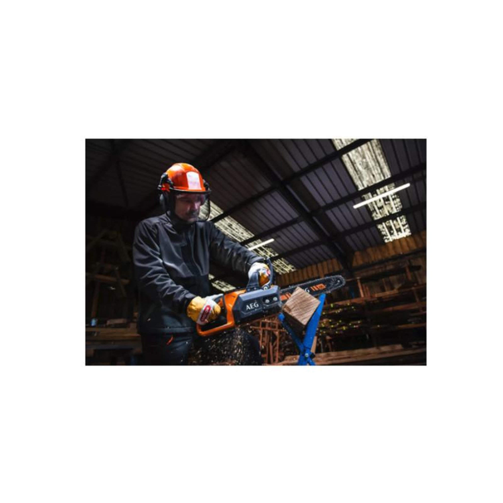 Voir la diapositive 3 : AEG Tronçonneuse aeg 18v brushless - sans batterie ni chargeur acs18b30-0