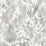 Voir la diapositive 1 : DUTCH WALLCOVERINGS DUTCH WALLCOVERINGS Papier peint Feuilles et toucan Beige