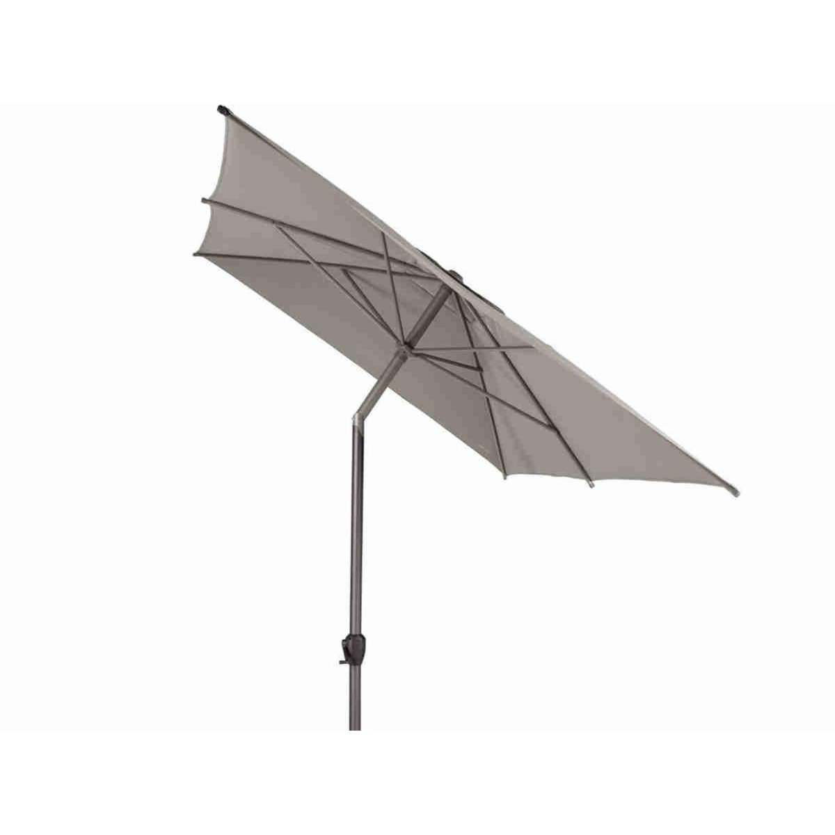 HESPERIDE Parasol droit rectangulaire Loompa Taupe - 3 x 2 m - Hespéride