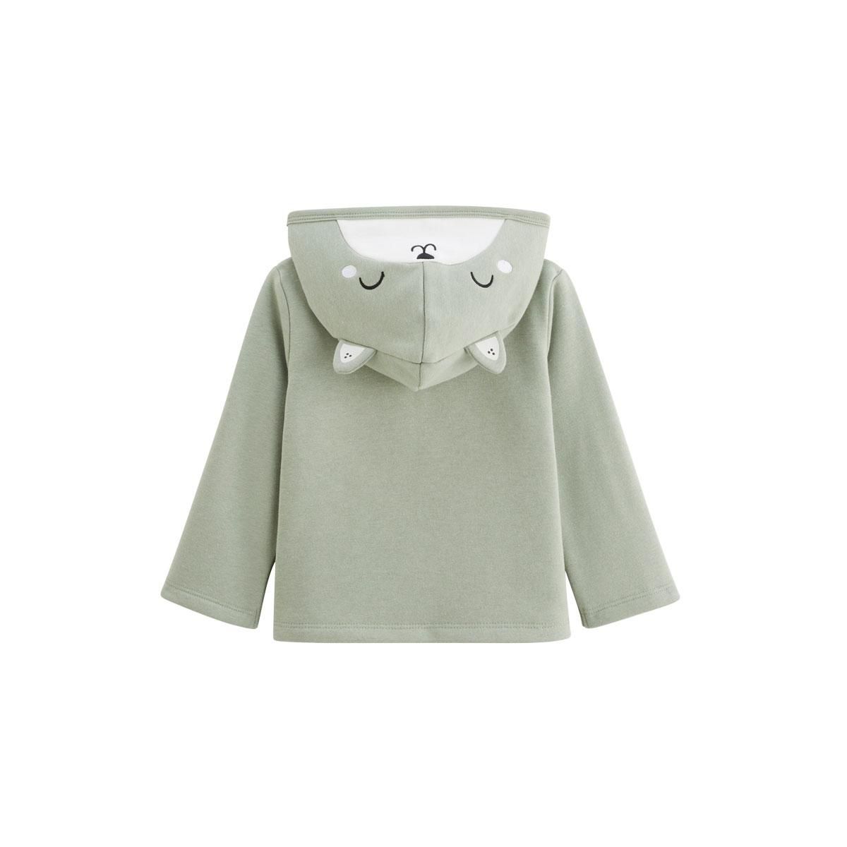 Petit Béguin Ensemble bébé sweat-shirt à capuche et pantalon en molleton Abou