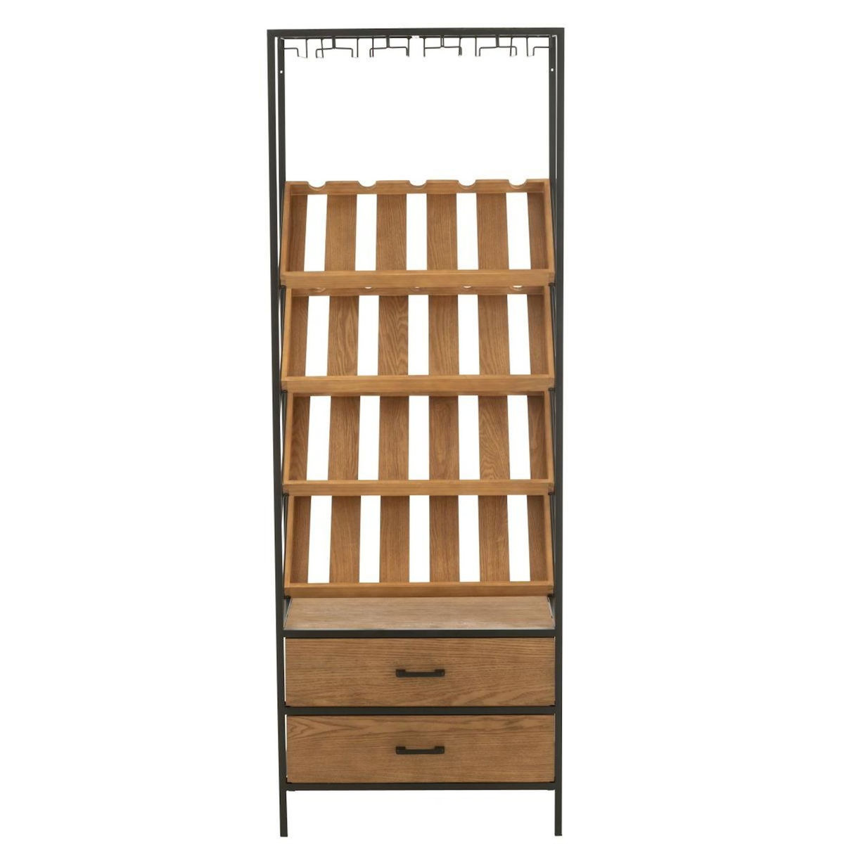 Paris Prix Meuble de Bar 20 Bouteilles  Wine  169cm Naturel