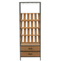 Voir la diapositive 2 : Paris Prix Meuble de Bar 20 Bouteilles  Wine  169cm Naturel