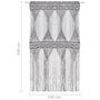 Voir la diapositive 5 : VIDAXL Rideau en macrame Anthracite 140x240 cm Coton