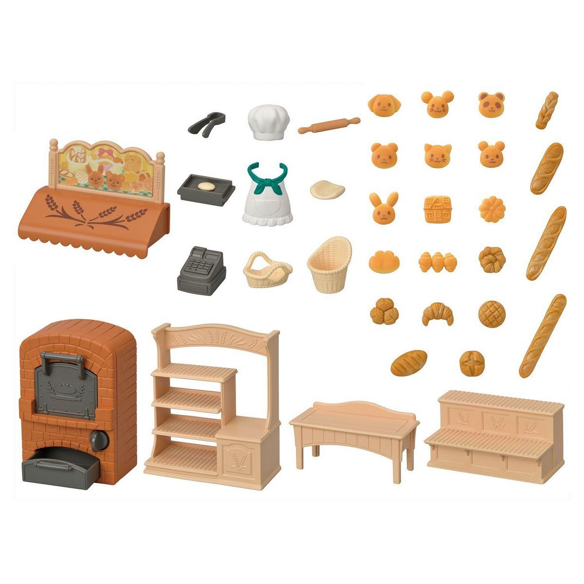 Sylvanian families 5536 Coffret boulangerie pour Cosy Cottage - Sylvanian Families