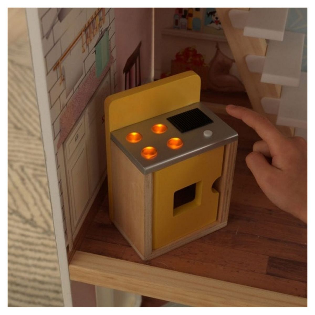 Kidkraft Maison de poupées Zoey avec EZ Kraft Assembly