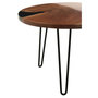 Voir la diapositive 3 : Paris Prix Table d'Appoint Ronde en Bois  Douglas  38cm Naturel & Noir