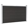 Voir la diapositive 2 : VIDAXL Panneau de cloture WPC 180x105 cm Noir