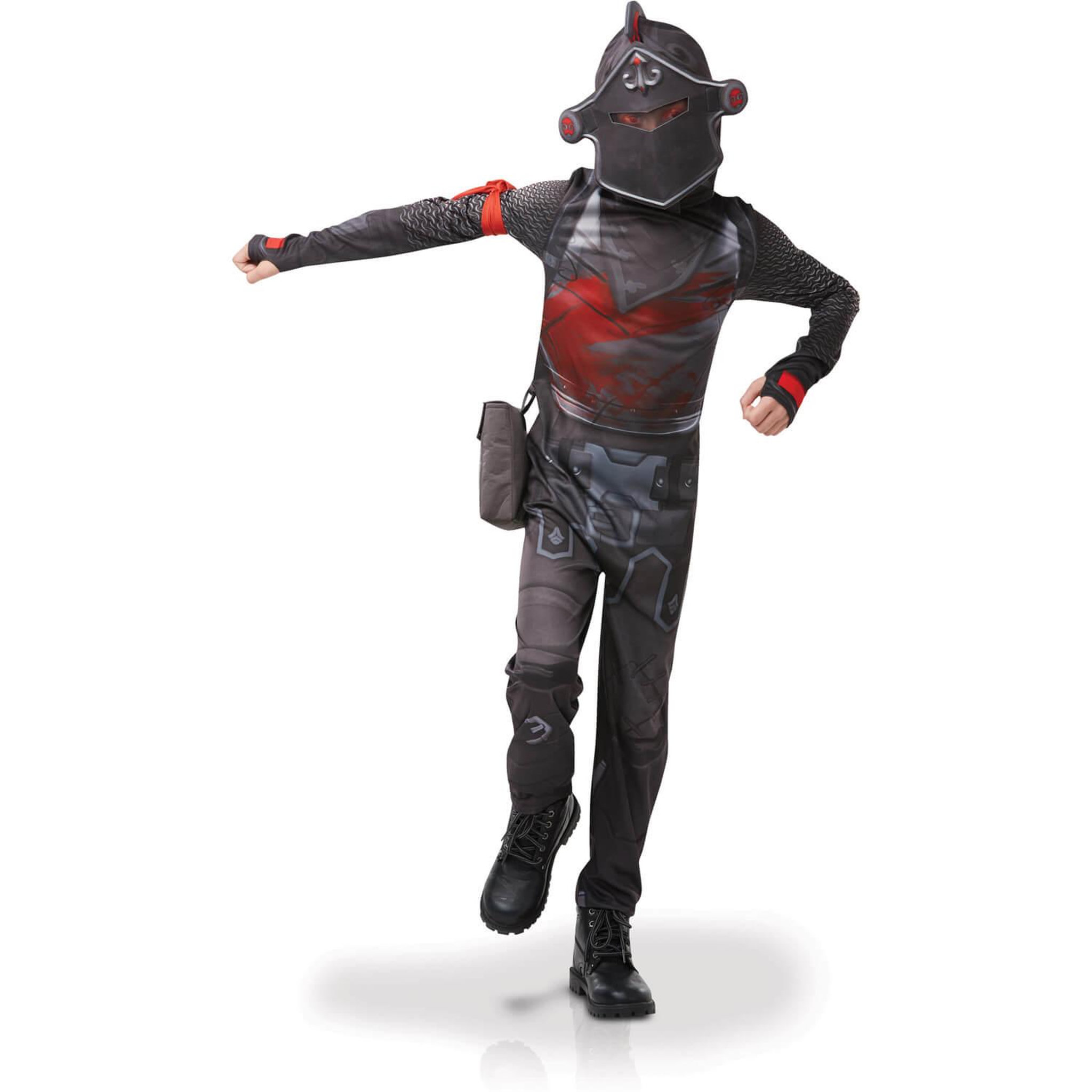 Voir la diapositive 1 : Rubie's Déguisement Black Knight Fortnite - Adolescent - 12/14 ans (152 à 164 cm)
