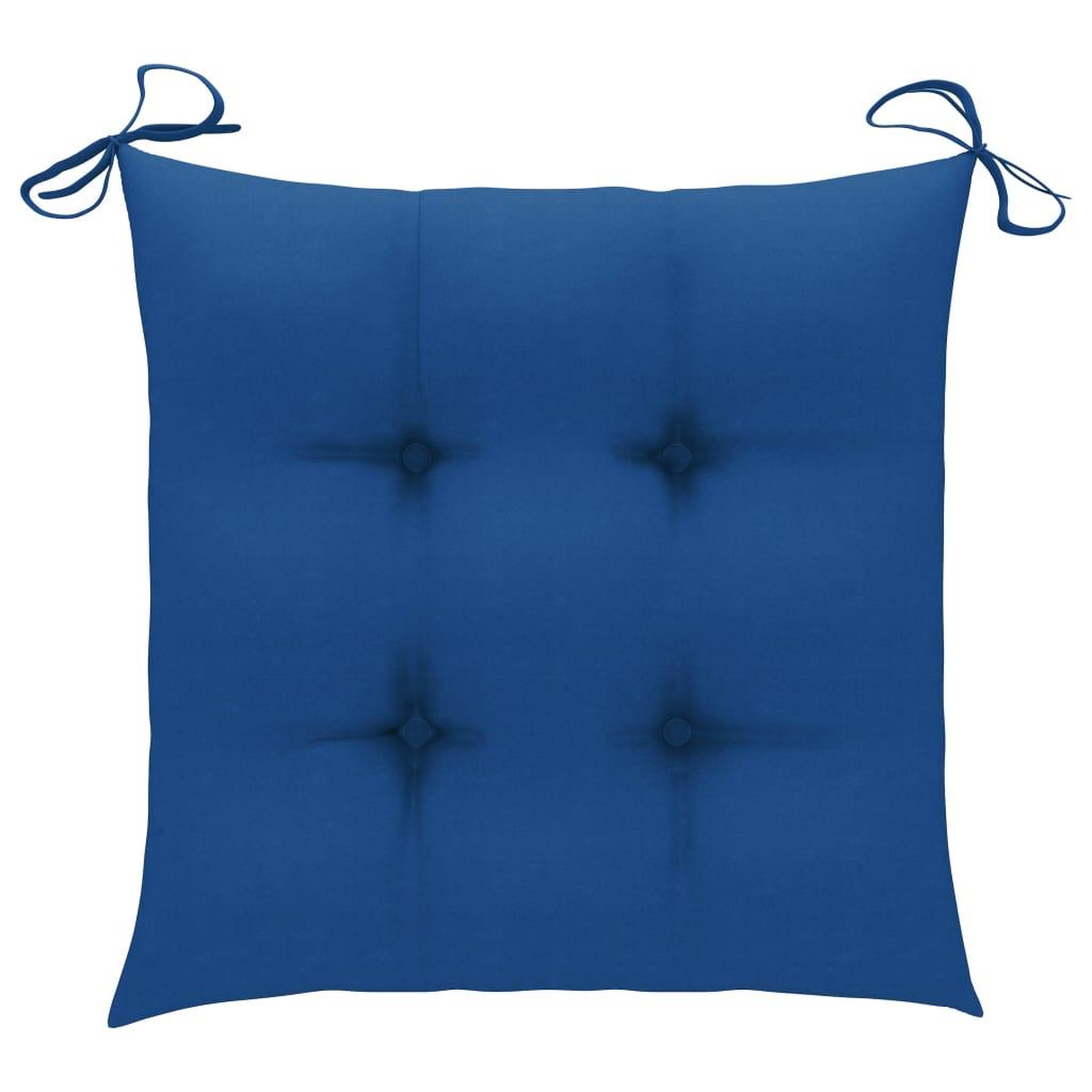 Voir la diapositive 4 : VIDAXL Chaises de jardin lot de 2 et coussins bleu Bois de teck massif