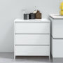 Voir la diapositive 1 : VIDAXL Buffet Blanc brillant 70x41x75 cm Bois d'ingenierie