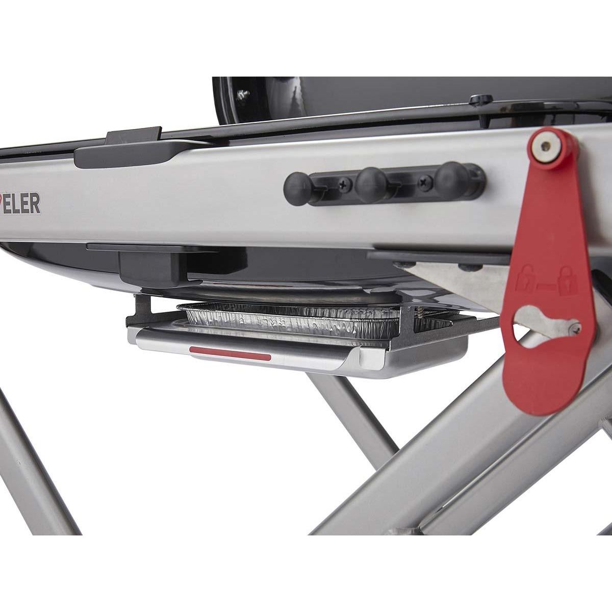 Weber Barbecue gaz Traveler Black sur chariot, 63.5x34.3 cmcm