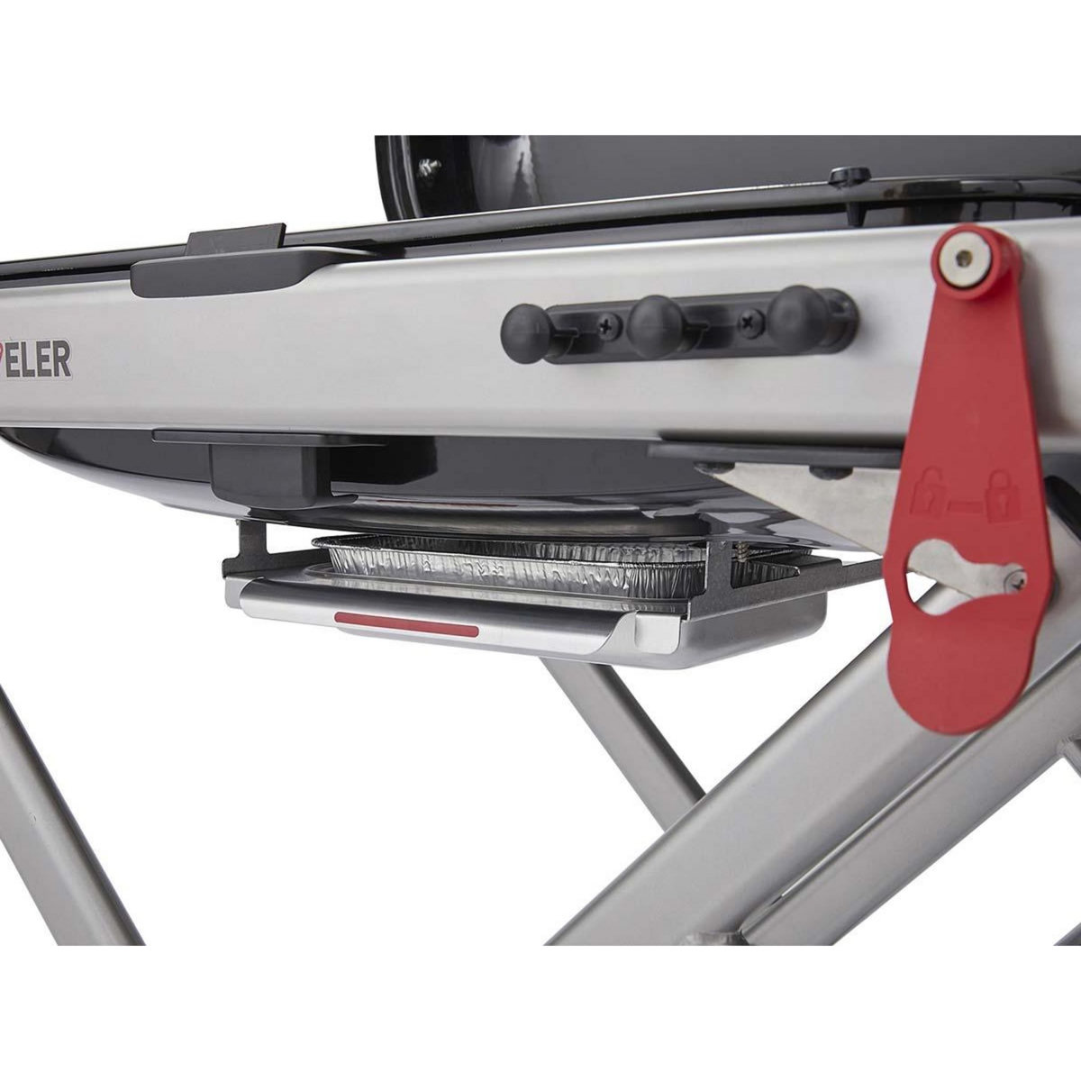 Weber Barbecue gaz Traveler Black sur chariot, 63.5x34.3 cmcm