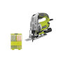 Voir la diapositive 1 : Ryobi Pack RYOBI Scie sauteuse pendulaire électrique 680W RJS1050-K - Coffret de 10 lames RAK10JSB