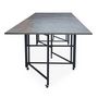 Voir la diapositive 6 : Paris Prix Table Console Extensible Effet Béton Ciré  Troy  100-300cm Gris