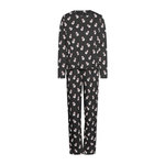 Pieces Pyjama Noir Femme Pieces Naya Xmas. Coloris disponibles : Noir