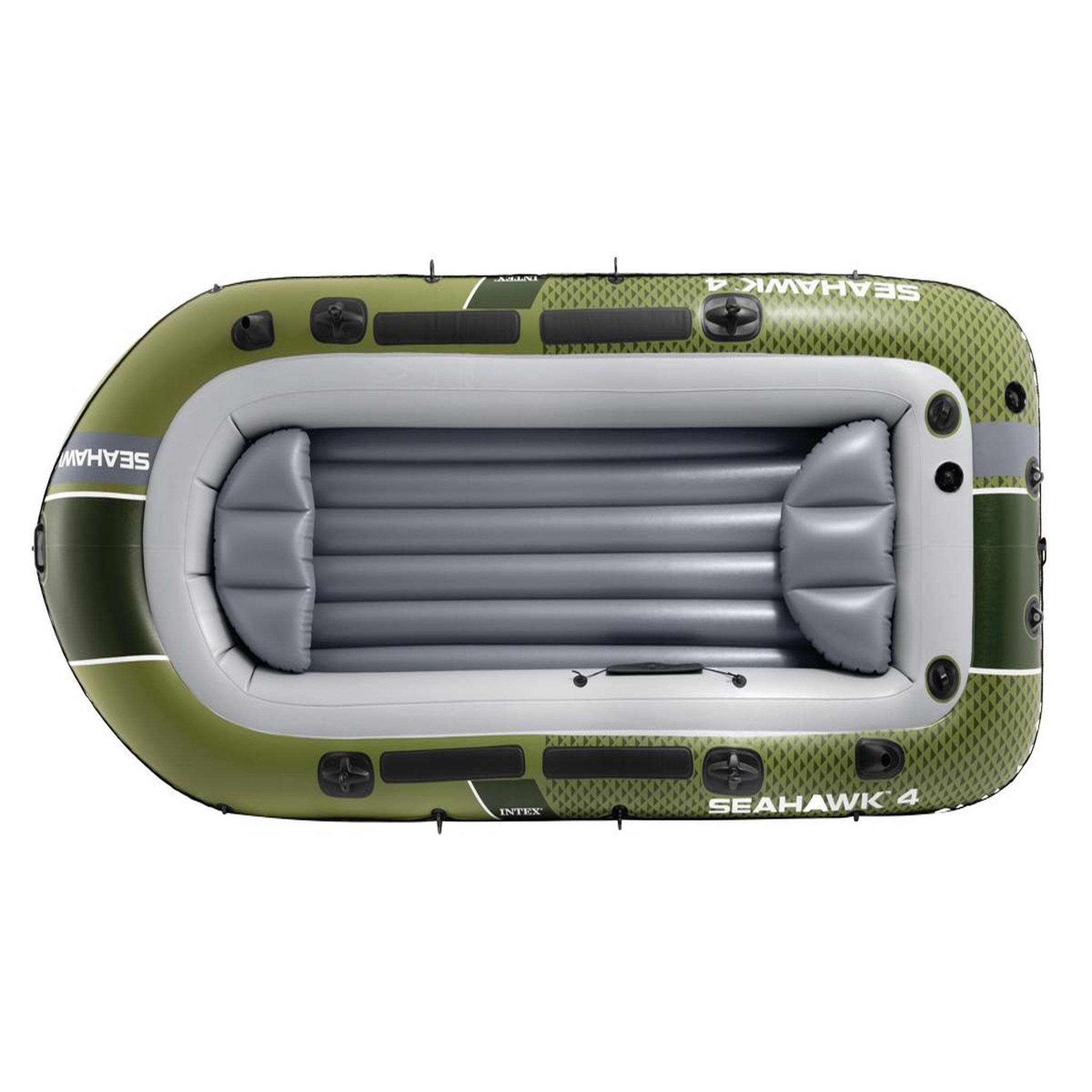 Voir la diapositive 6 : INTEX Kit bateau gonflable 4 places Seahawk 4 avec rames et gonfleur - Intex