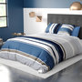 Voir la diapositive 2 : ATELIER DU COTON Parure housse de couette 100%coton 57fils belize