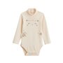Voir la diapositive 5 : Petit Béguin Lot de 2 bodies bébé col roulé manches longues Chincha