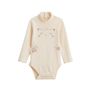 Voir la diapositive 5 : Petit Béguin Lot de 2 bodies bébé col roulé manches longues Chincha