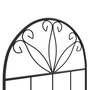 Voir la diapositive 4 : OUTSUNNY Treillis de jardin lot de 2 support pour plantes grimpantes en métal noir