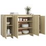 Voir la diapositive 4 : VIDAXL Buffet chene sonoma 135x41x75 cm bois d'ingenierie
