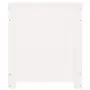 VIDAXL Boîte de rangement Blanc 80x40x45,5 cm Bois massif de pin