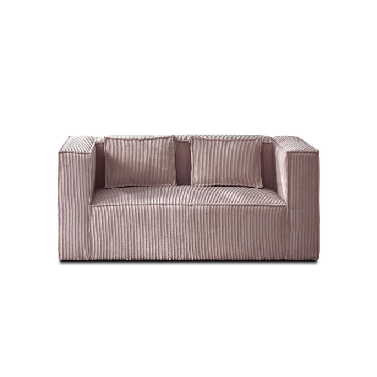 LISA DESIGN Stella - canapé fixe 2 places - en velours côtelé - style contemporain